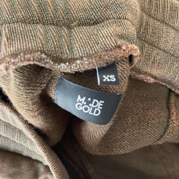 MADE GOLD Sweatpants Ginger - Palo Size XS - Picture 6 of 9